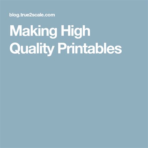 Where to Look for High-Quality Printables