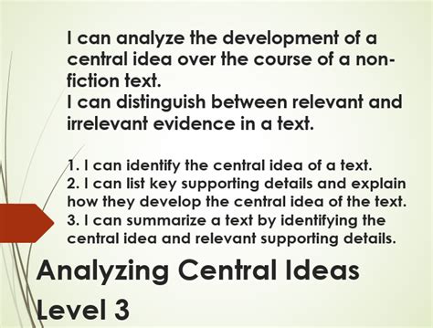 Which Of These Details Supports The Central Idea?