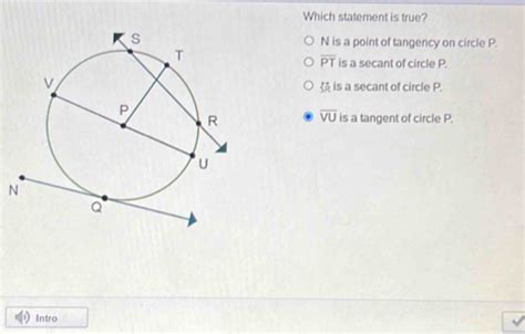 Which Statement Is True N?