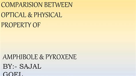 Differentiating Pyroxene from Amphibole: Unravelling the Key Property for Enhanced Mineral Analysis