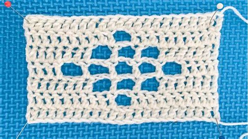 Which Way Filet Rectangle Crochet Pattern