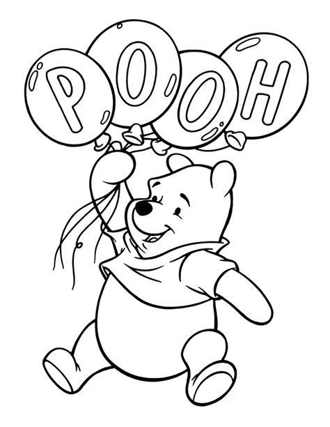 Whinnie The Pooh Coloring Pages