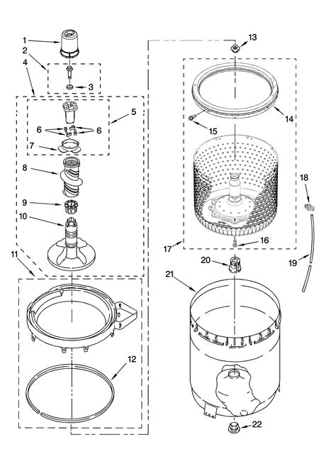 Whirlpool Washing Machine Parts Diagram