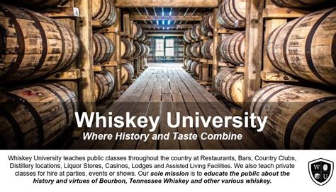 Whiskey Education