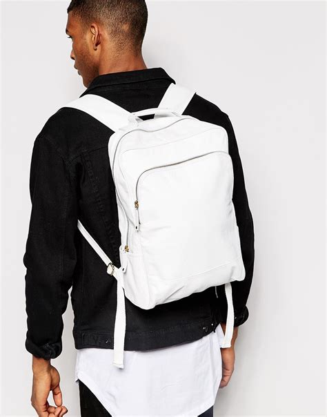 White Backpack Men: The Ultimate Accessory For Style And Functionality