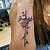 White Ink Cross Tattoos