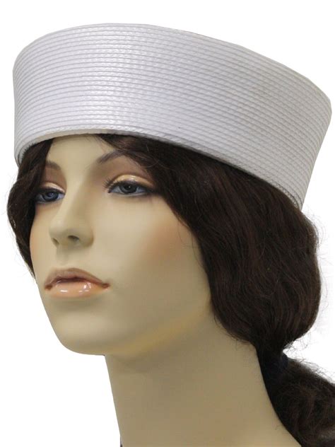 White Pillbox Hat