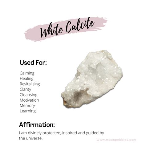 Unlocking the Healing Wonders of White Calcite: The Powerful Properties You Need to Know