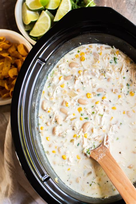 White Chicken Chili Recipe Slow Cooker