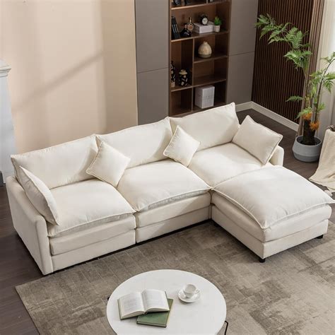 White Comfy Couch