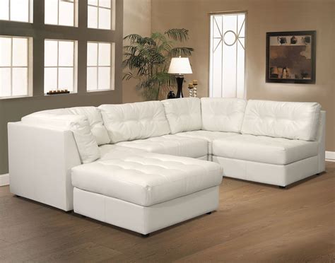 White Couch Sectional