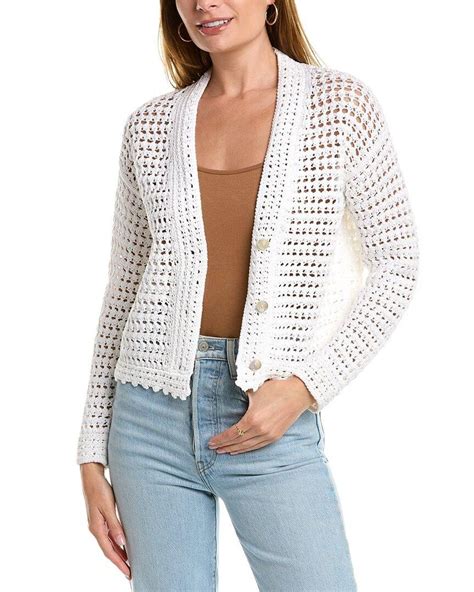 White Crochet Cardigan