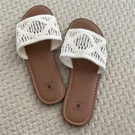 White Crochet Sandals