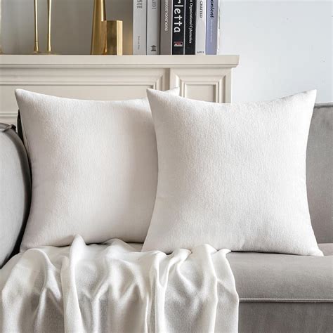 Experience Blissful Comfort with Luxurious White Decorative Pillow Covers