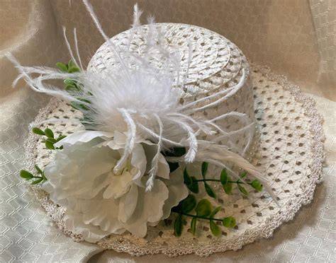 White Easter Hat
