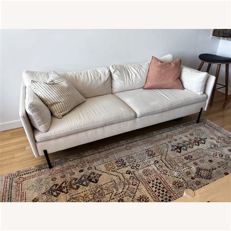White Fabric Couch