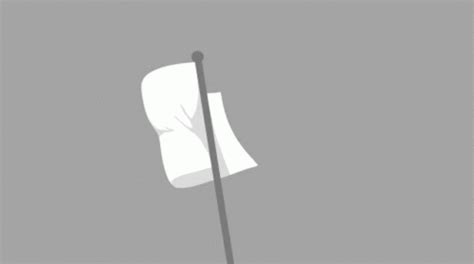Wave the White Flag with Stunning Gif Animation: A Powerful Expression of Surrender