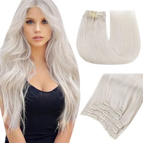 White Hair Extensions