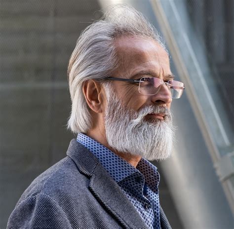 White Hair In Beard