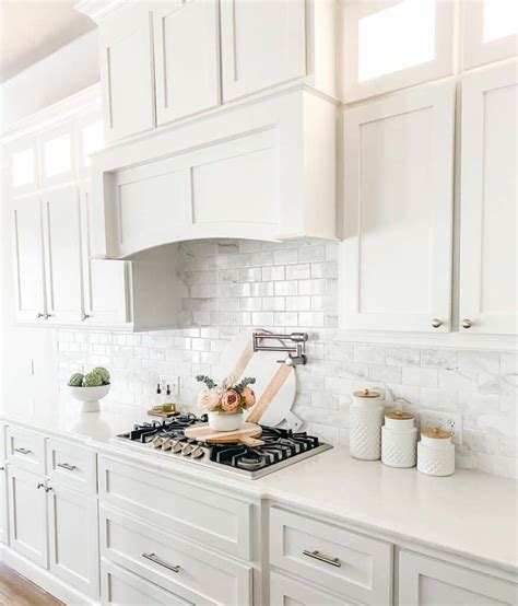 White Kitchen Subway Tile