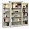 White Library Bookcase Wall Units