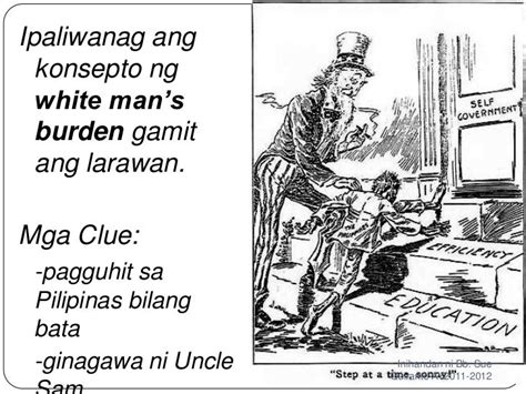 White Man s Burden Tagalog