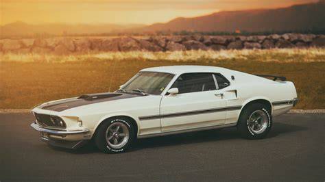 White Mustang Old