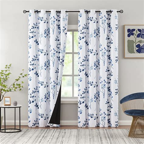 White Patterned Curtains Uk