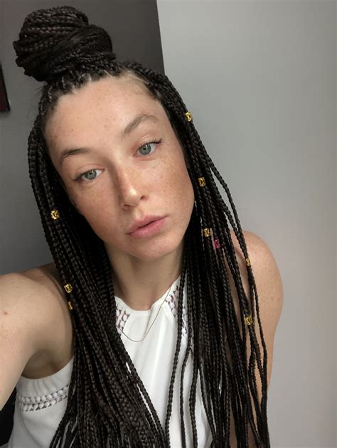 Breaking Beauty Barriers: The Empowering Expression of White Women Wearing Box Braids