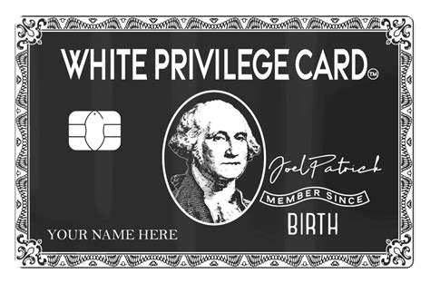 Uncover the Privilege: Download Your White Privilege Card Today to Challenge Inequality and Empower Awareness.