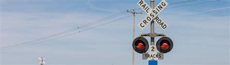 White Railroad Crossing Sign Meaning