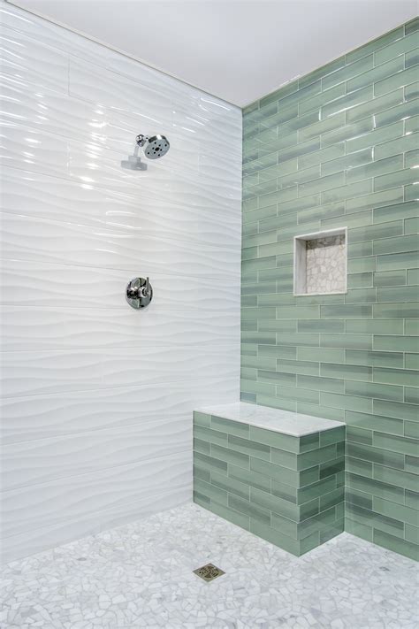White Shower Wall Tile