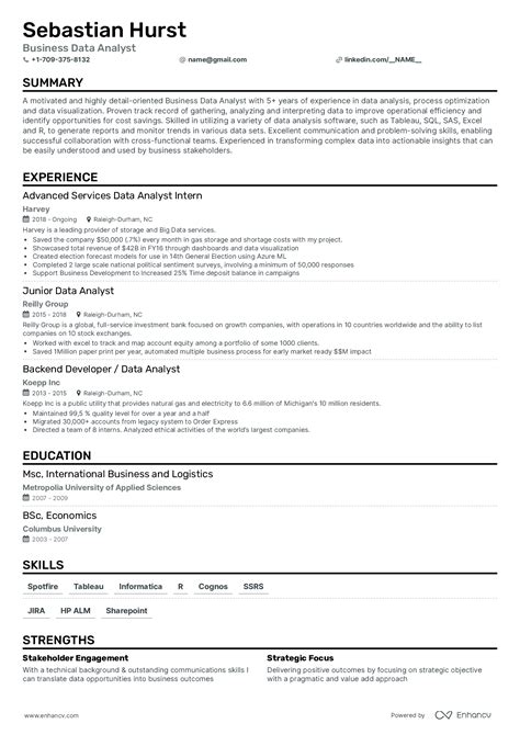 White Space Resume Template