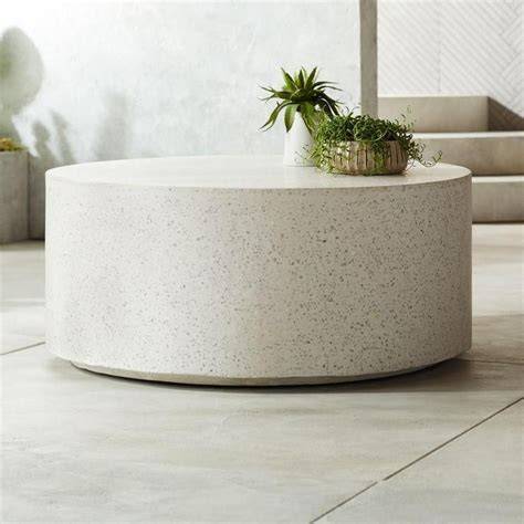 White Stone Outdoor Coffee Table