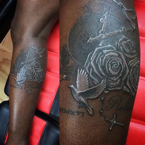 White Tattoo Ink on Black Skin Best Tattoo Ideas Gallery