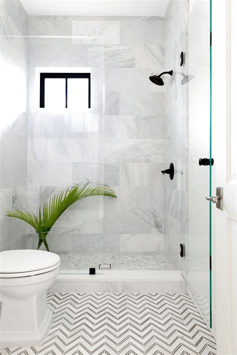 White Tile Shower Designs