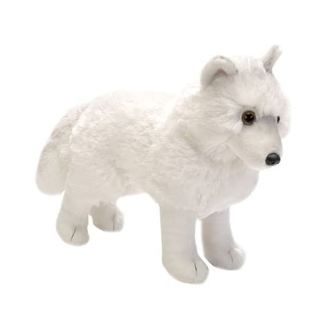 Unleash Your Wild Side with a Plush White Wolf Stuffed Animal - Perfect for Kids and Collectors!