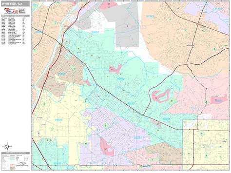 Whittier Ca Zip Code Map