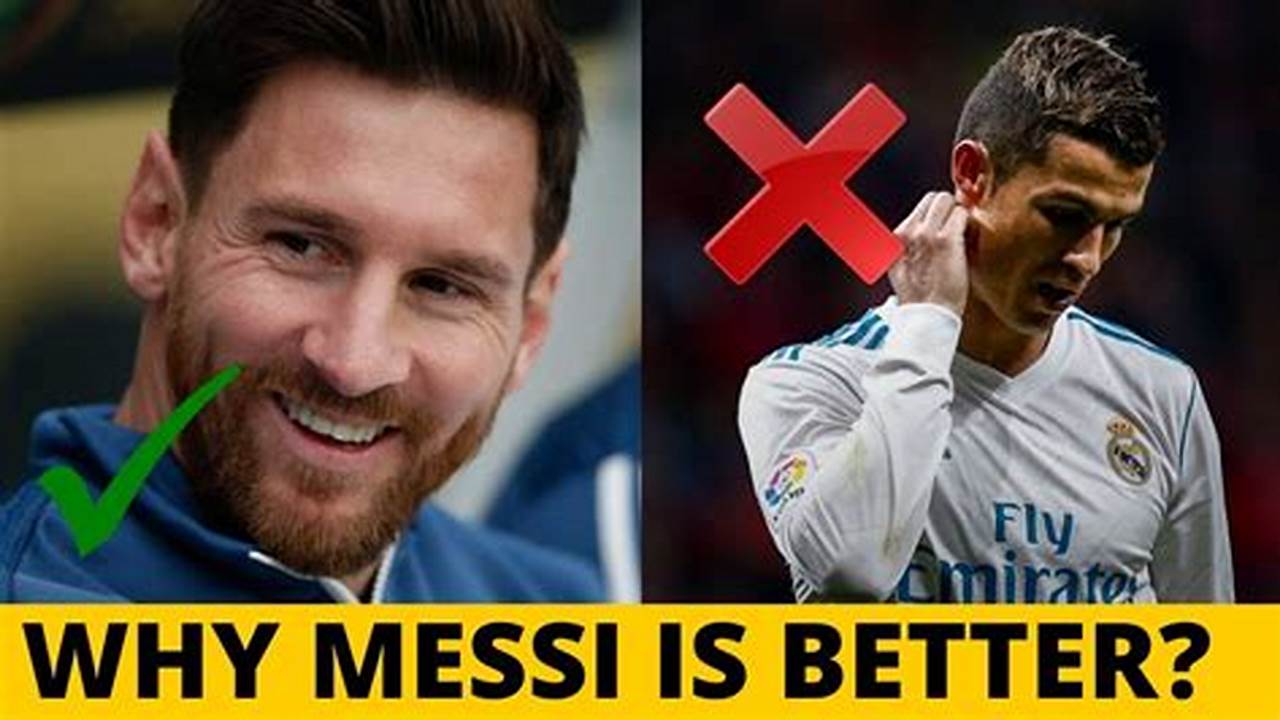 Who Is Better Ronaldo Or Messi 2024