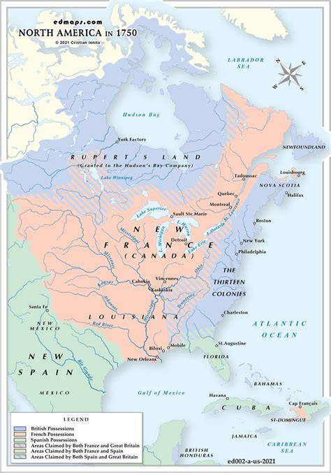 Uncovering the Powers that Controlled North America in 1750: A Historical Perspective