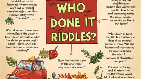 Who Done It Riddles And Answers