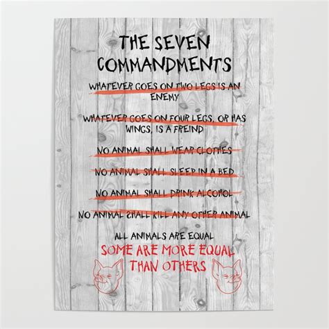 Who Formulated The Seven Commandments Animal Farm