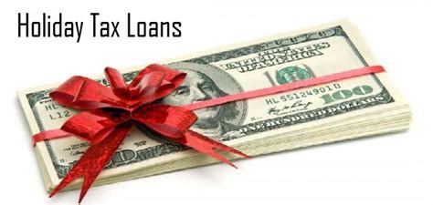 Who Is Doing Christmas Tax Loans