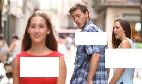 Who Is The Distracted Boyfriend Meme Png