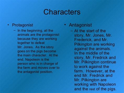 Who Is The Protagonist And Antagonist In Animal Farm