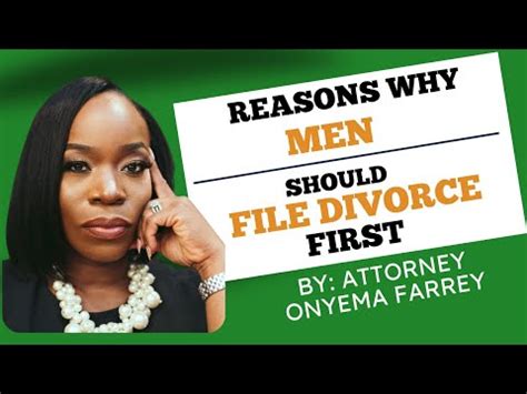 Who Should File For Divorce First