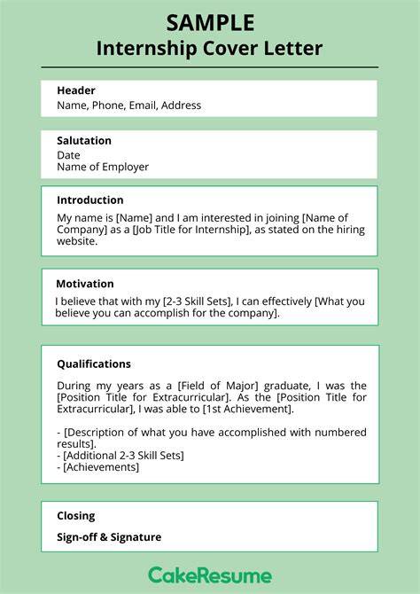 Who To Address Cover Letter To Internship