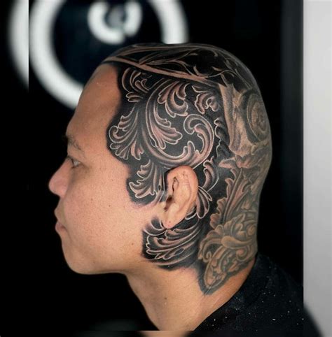 Whole Head Tattoo