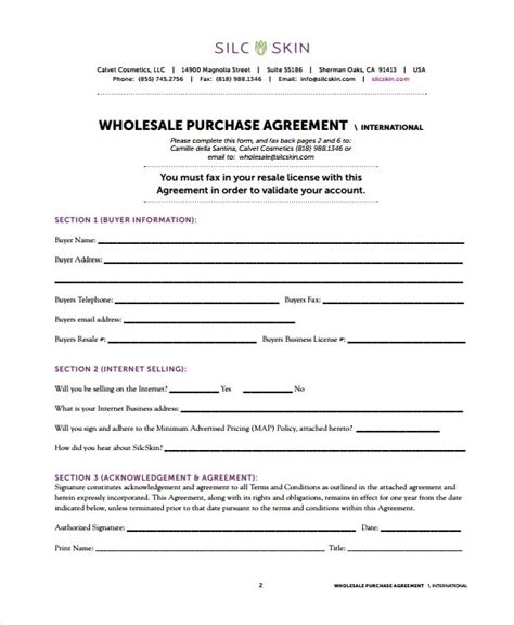 27+ Wholesale Agreement Templates PDF, Word, Apple Pages, Google Docs