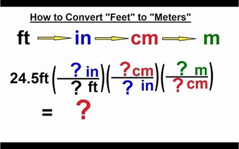 Why Convert Feet To Meters